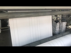 Vải dệt PP hình ống màu trắng không tráng 120 chiều rộng cho túi PP lớn